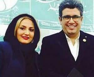  رضا رشیدپور و همسرش