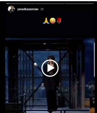 جواد کاظمیان همچنان در عشق مونیکا بلوچی می&zwnj;سوزد + فیلم