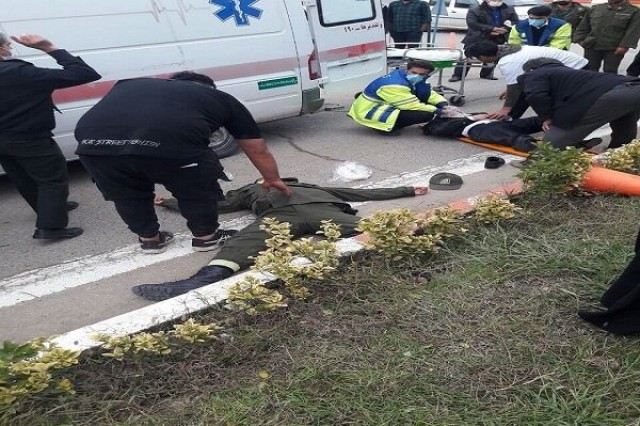 مرگ دو مامور راهنمایی و رانندگی