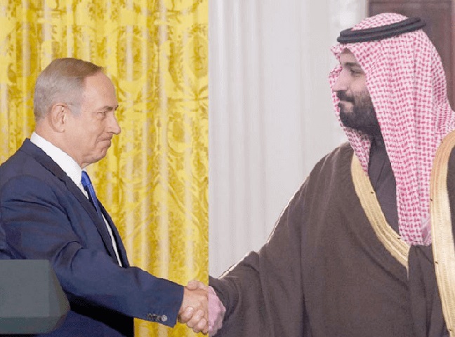 بن سلمان و نتانیاهو 