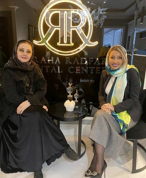 کتایون ریاحی در مطب دندانپزشکش