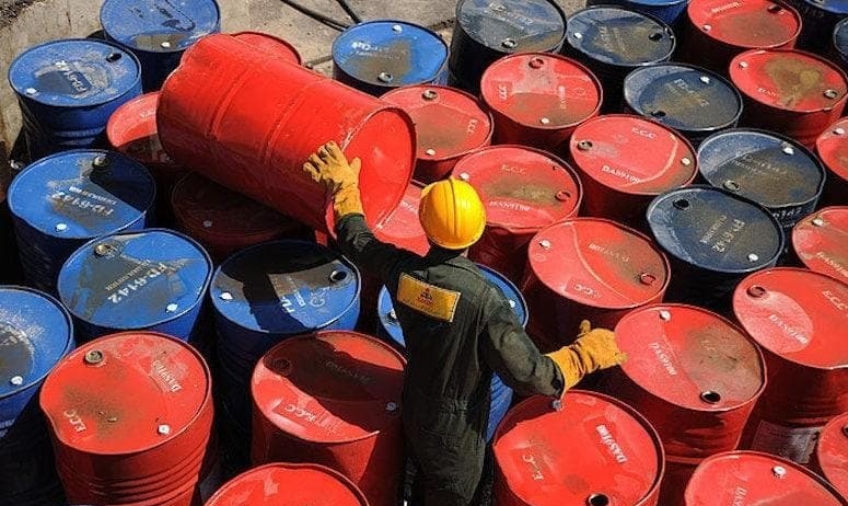 فروش 850 هزار بشکه نفت در روز