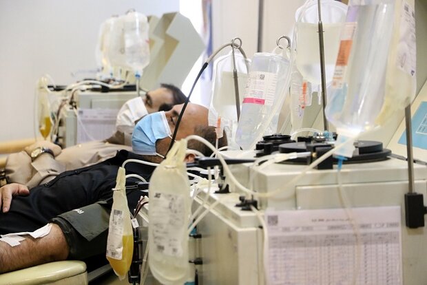 بهبودیافتگان کرونا ۹۱۰ واحد پلاسما اهدا کردند اهدای پلاسما