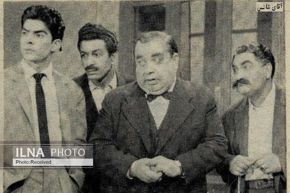 تصاویر قدیمی از حضور چنگیز جلیلوند در یک فیلم سینمایی