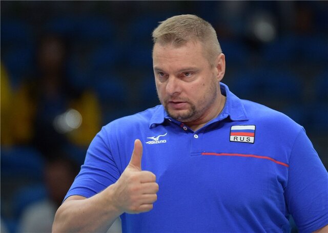 تیم ملی والیبال با سرمربیگری مربی روس