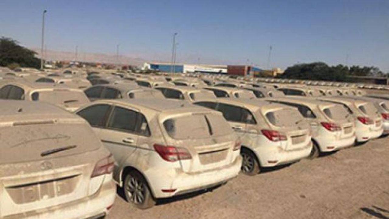 خودروی دپوشده در گمرک 