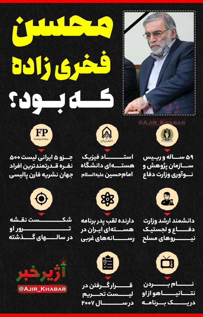 محسن فخری‌زاده که بود؟