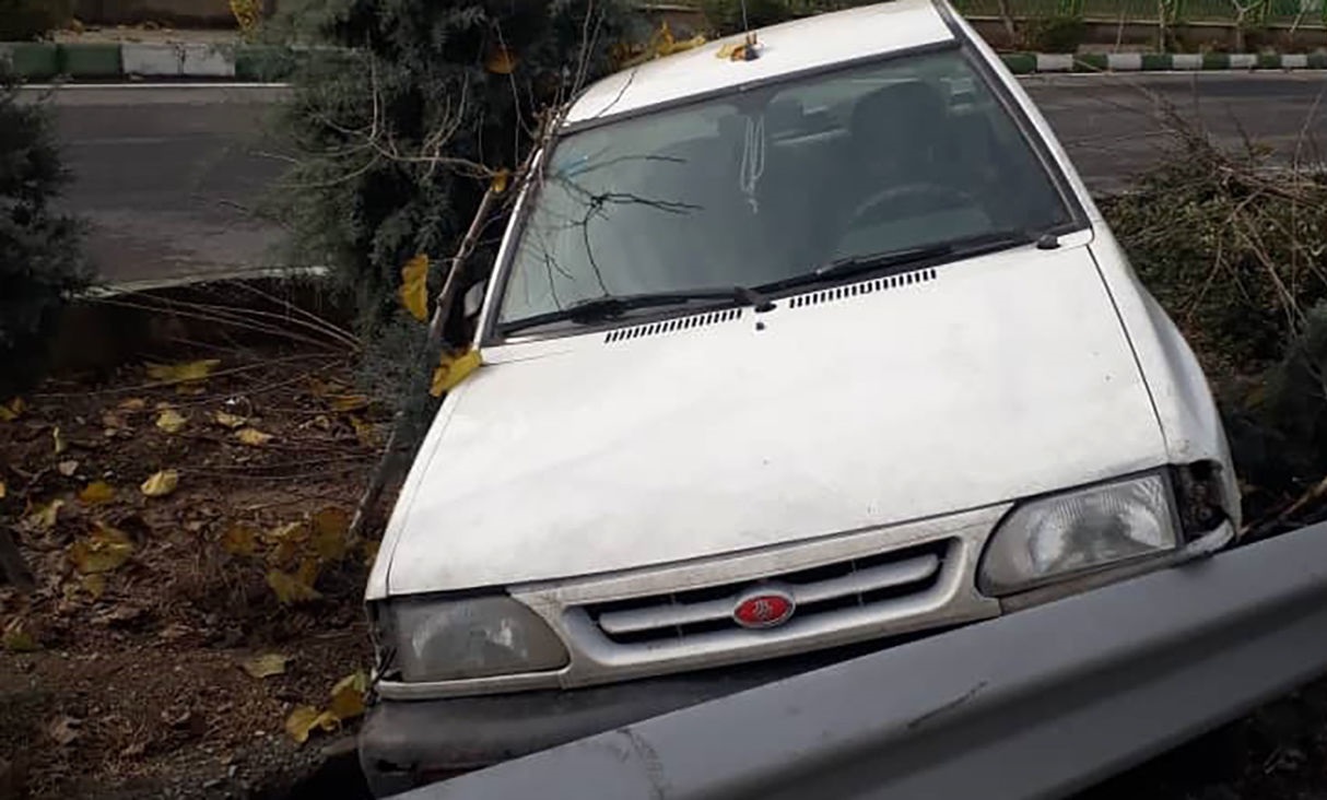  تصادف پراید در اتوبان بابایی