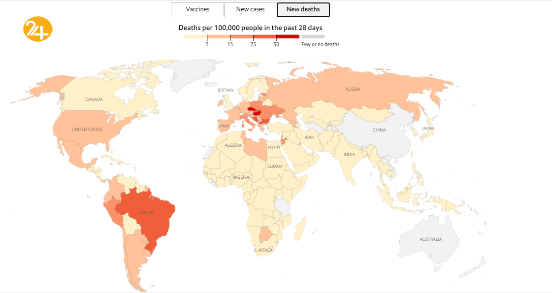 ویروس کرونا همچنان در حال تاخت و تاز/ جهان کجای برنامه واکسیناسیون عمومی ایستاده است؟