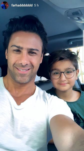 فرهاد مجیدی و پسرش فرهاد مجیدی و پسرش