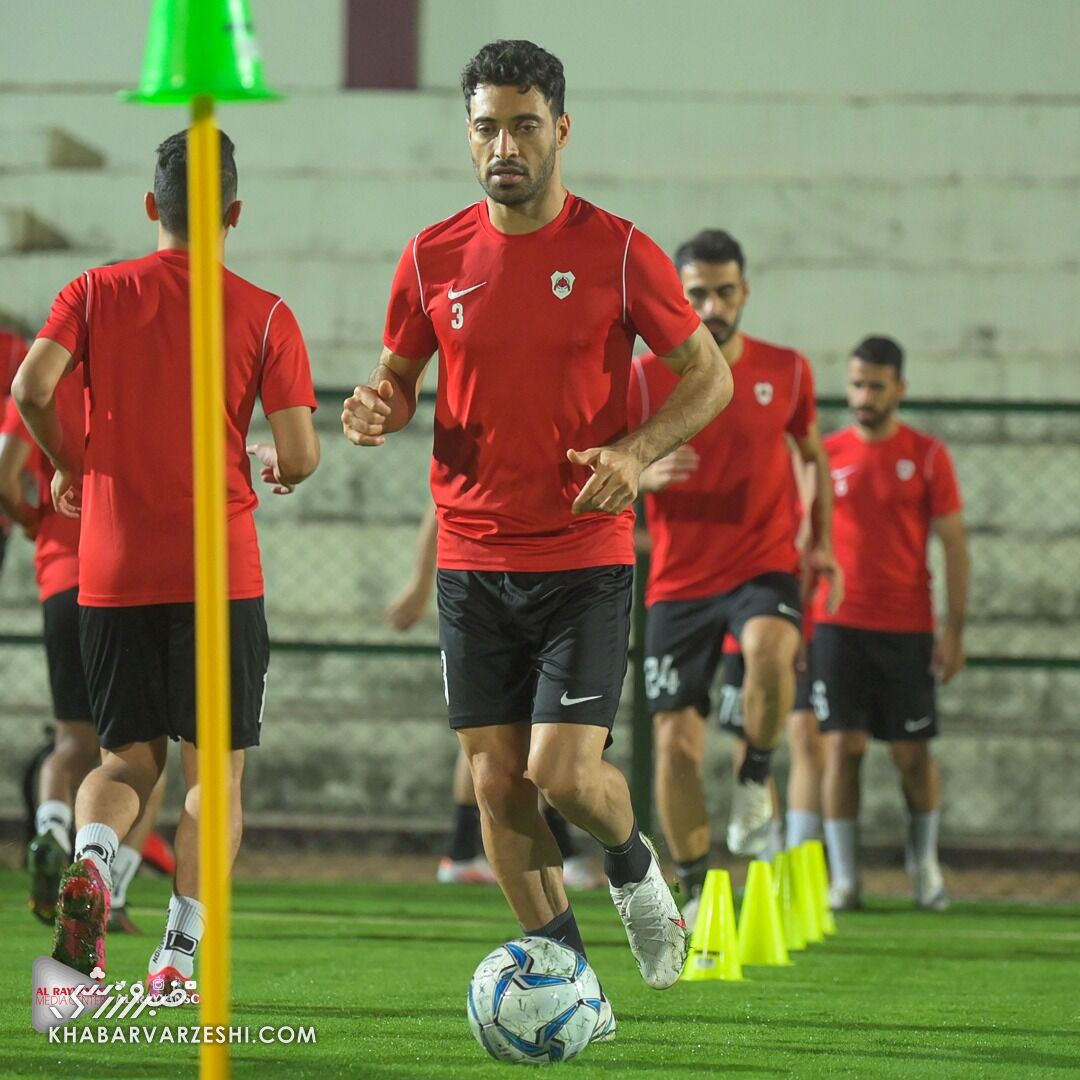الریان با تمام قوا مقابل پرسپولیس/ حضور خلیل‌زاده در آخرین تمرین الریان