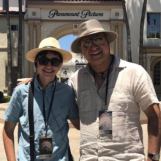 حمید فرخ نژاد و پسرش