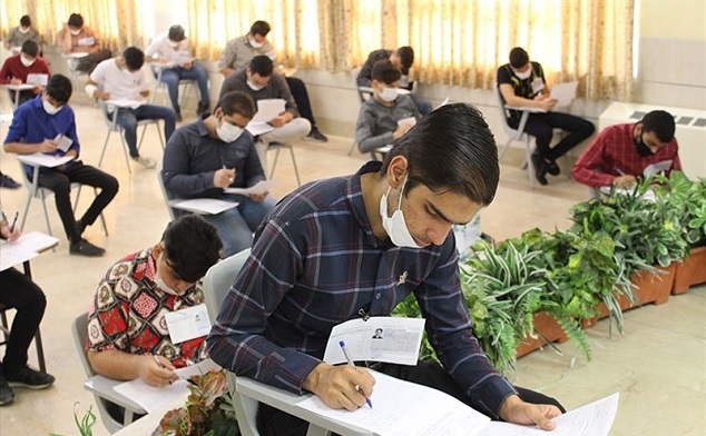 داشتن کارت واکسن دانش آموزان در امتحانات