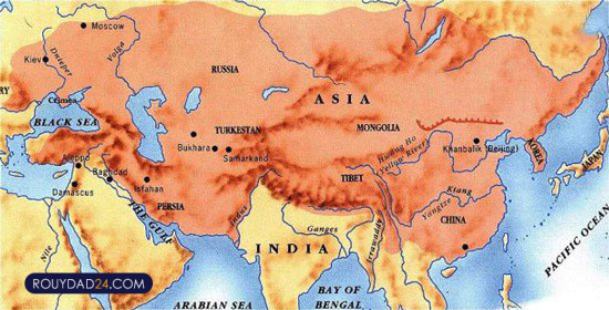 قلمرو امپراتوری مغول