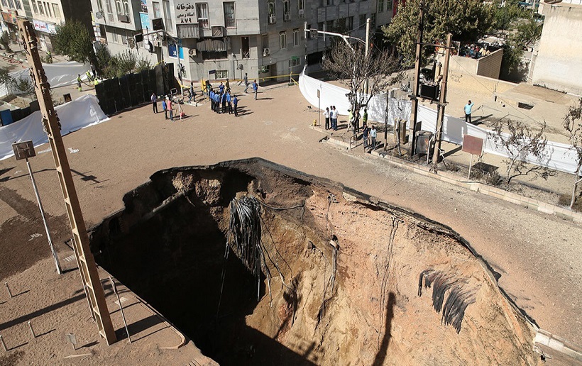 بحران فرونشست زمین در تهران