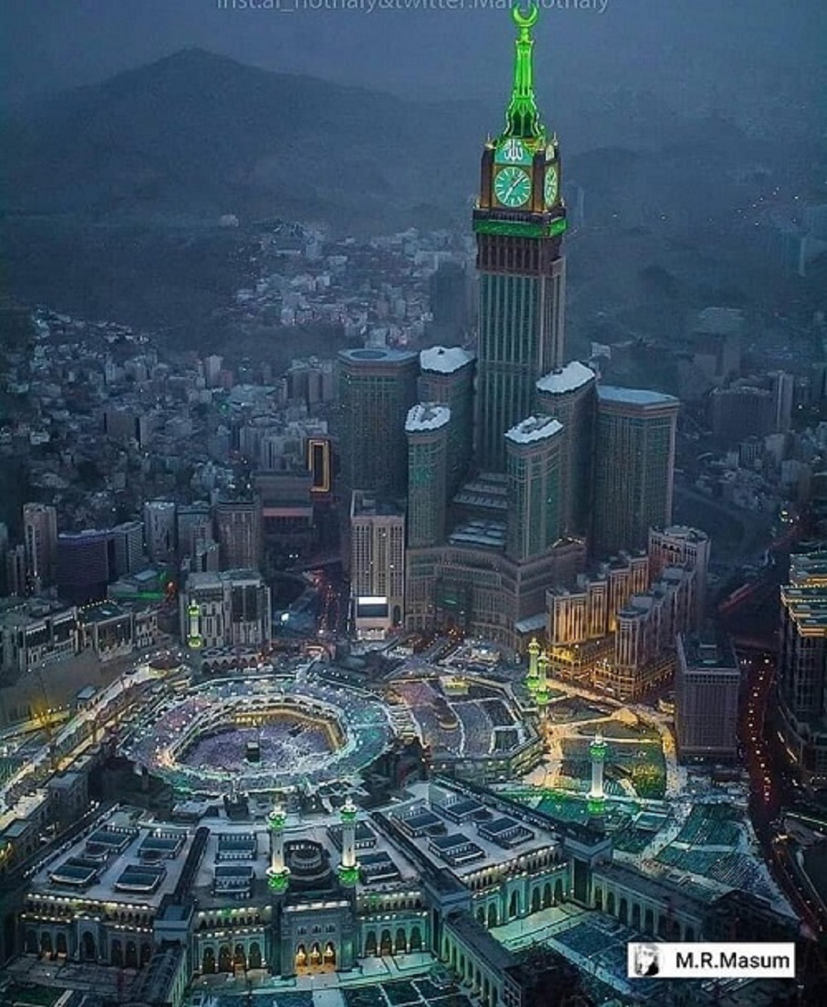 عکس/تصویری عجیب از مکه که قطعا ندیدهاید مکه