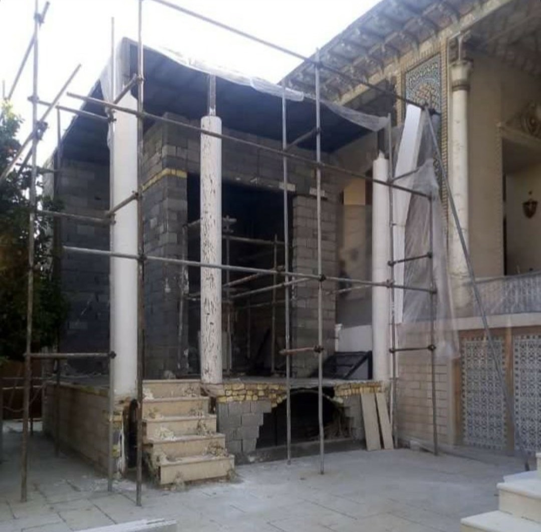 تخریب باغ عفیف آباد شیراز