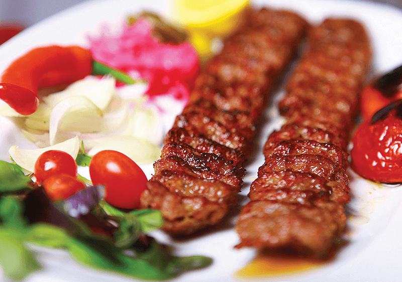 کباب کوبیده‌های رستورانی