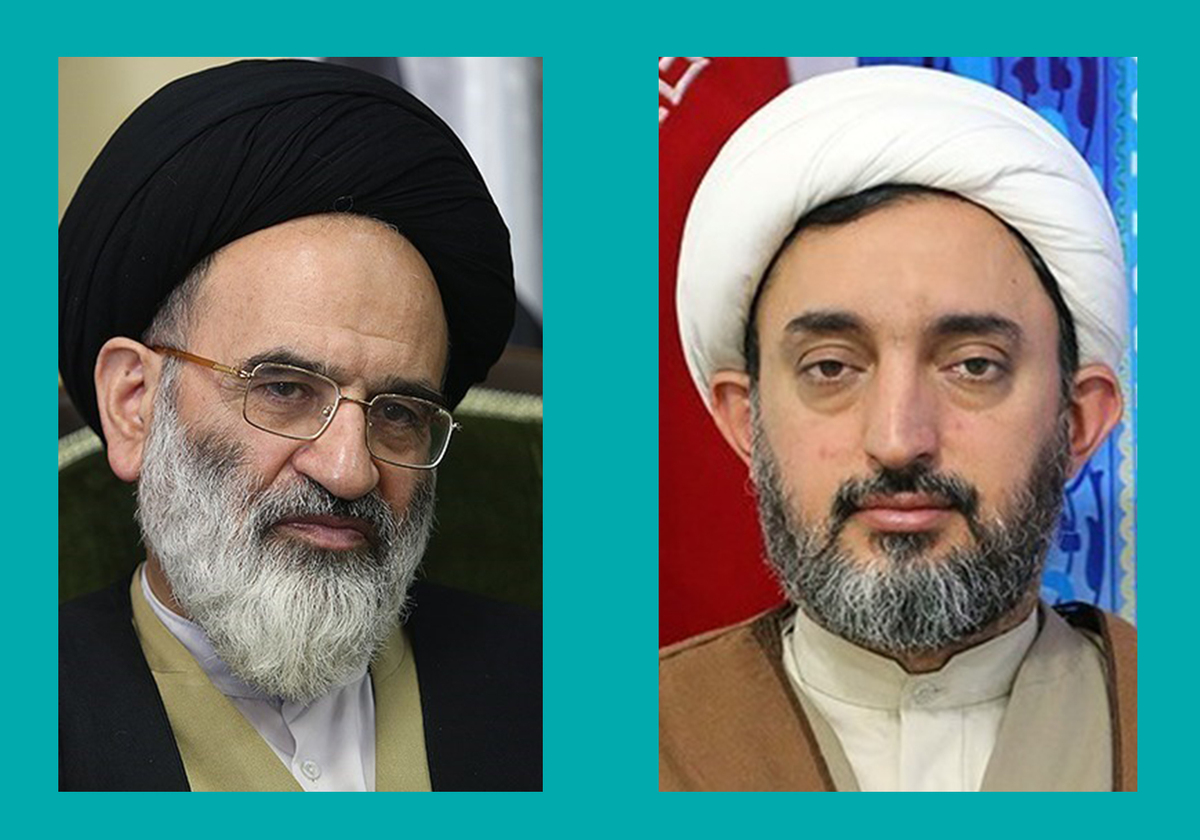 حجج‌اسلام تقوی و حاجی‌ابوالقاسم 