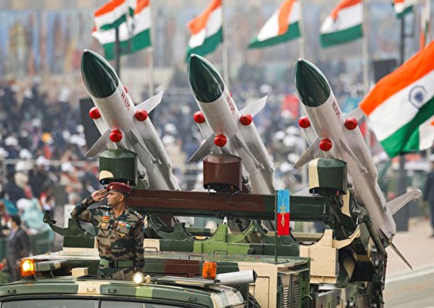 رژه ارتش هند به مناسبت روز جمهوری