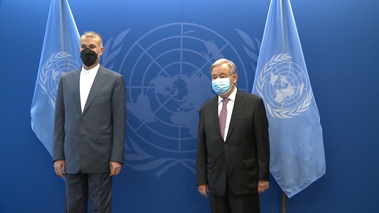 رایزنی امیر عبداللهیان و دبیرکل سازمان ملل متحد