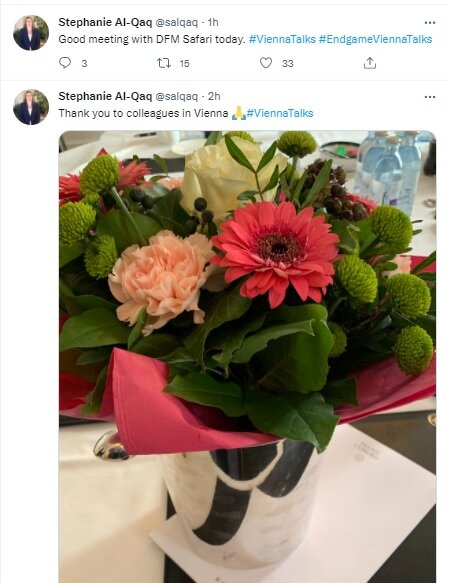 نماینده انگلیس پایان مذاکرات وین را اعلام کرد + عکس