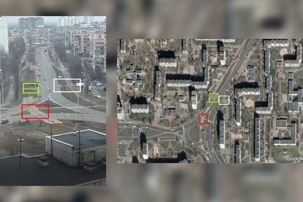 زیر گرفتن خودروی اوکراینی توسط تانک روسی