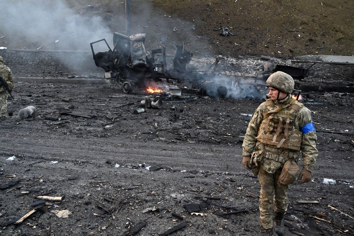 حمله روسیه به پایگاهی در نزدیکی مرز اوکراین با لهستان