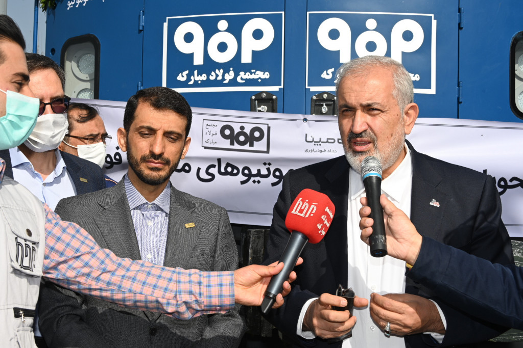 سوت لکوموتیو‌های تحویلی مپنا به فولاد مبارکه به‌صدا درآمد