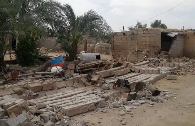 خسارت زلزله گناوه