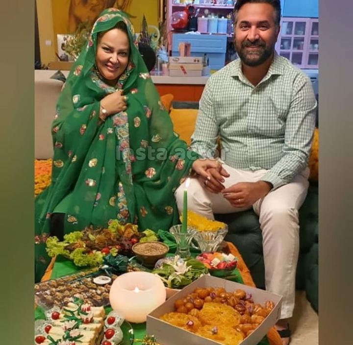 بهاره رهنما و همسرش بهاره رهنما و همسرش