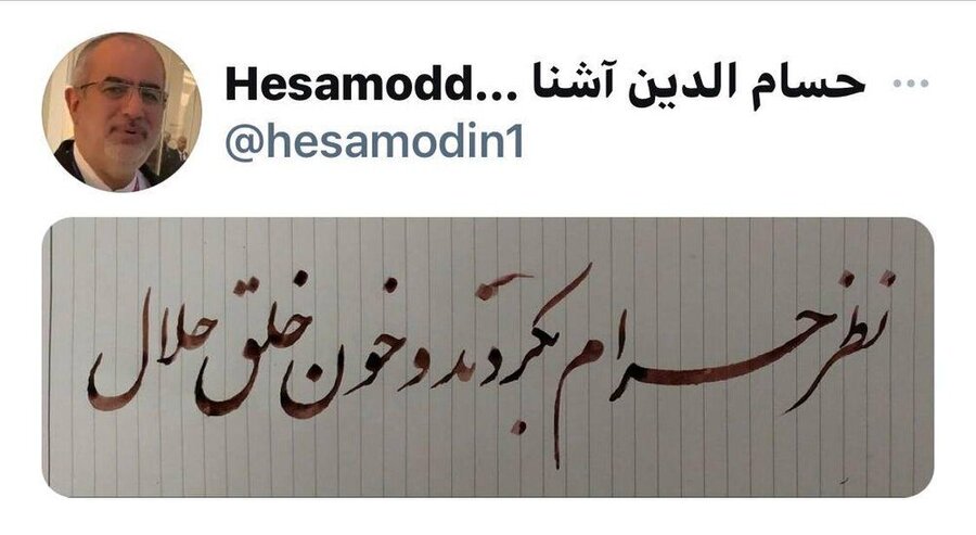 کنایه معنادار حسام‌الدین آشنا به مجلسی‌ها