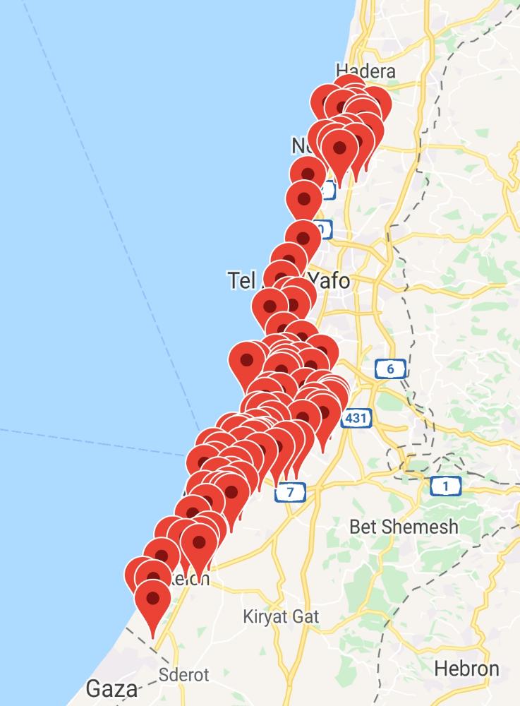 حمله موشکی به اسرائیل