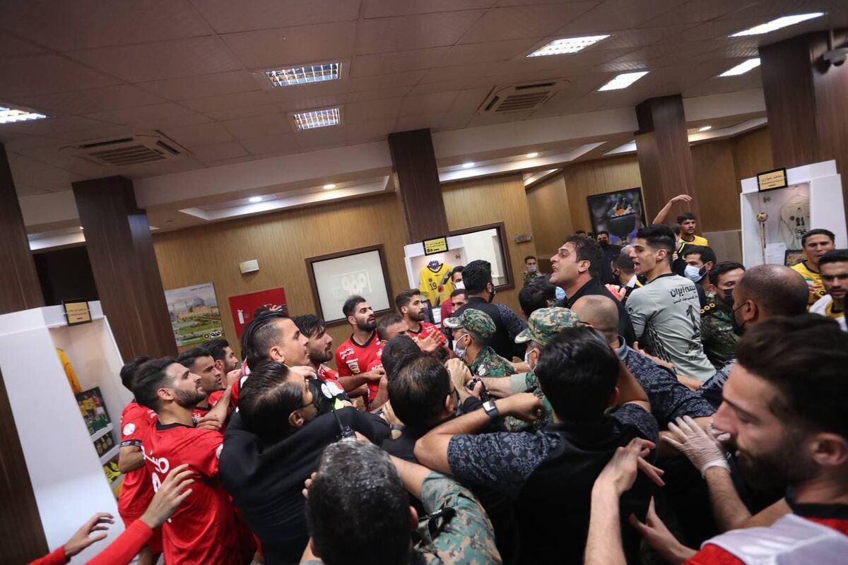 درگیری پرسپولیس و سپاهان درگیری پرسپولیس و سپاهان