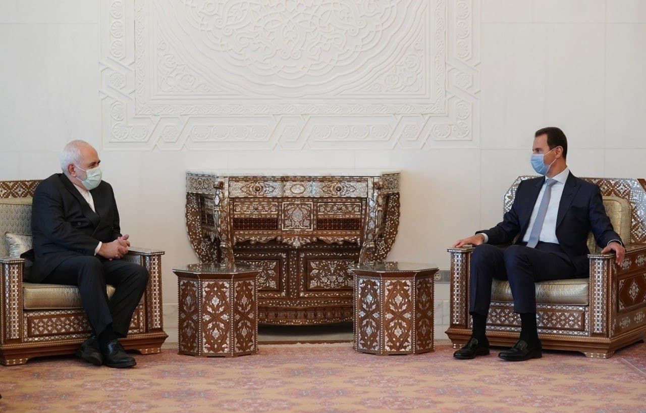 ظریف در دیدار با بشار اسد