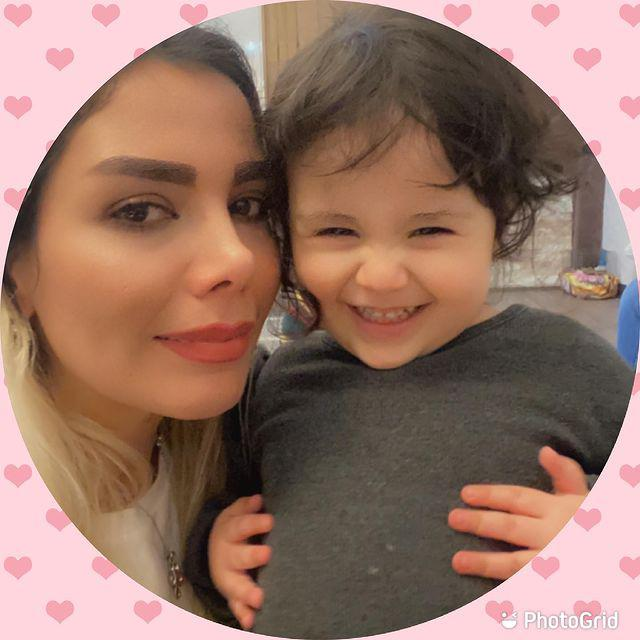 سلفی همسر مهران غفوریان و دخترش سلفی همسر مهران غفوریان و دخترش