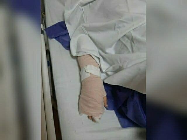 ضرب و شتم یک خبرنگار