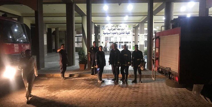 آتش سوزی در بیمارستانی در بغداد