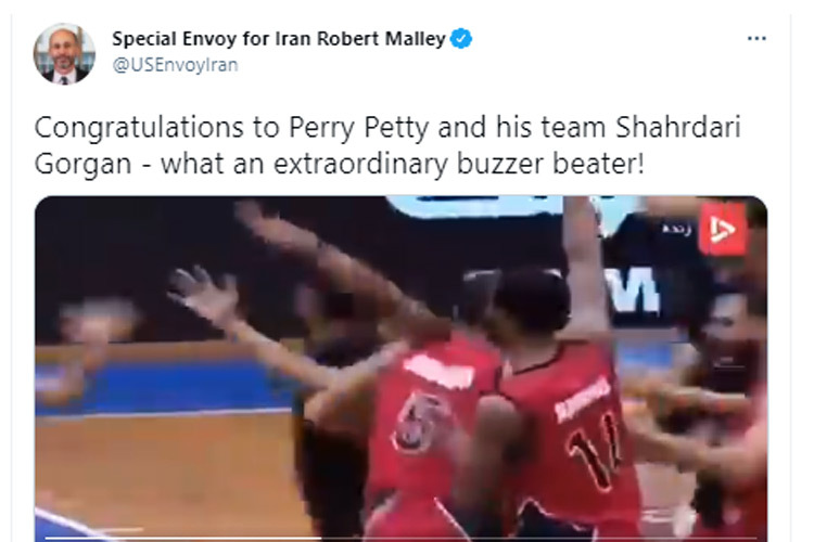 واکنش رابرت مالی به اتفاق شگفت‌انگیز در لیگ بسکتبال ایران +عکس