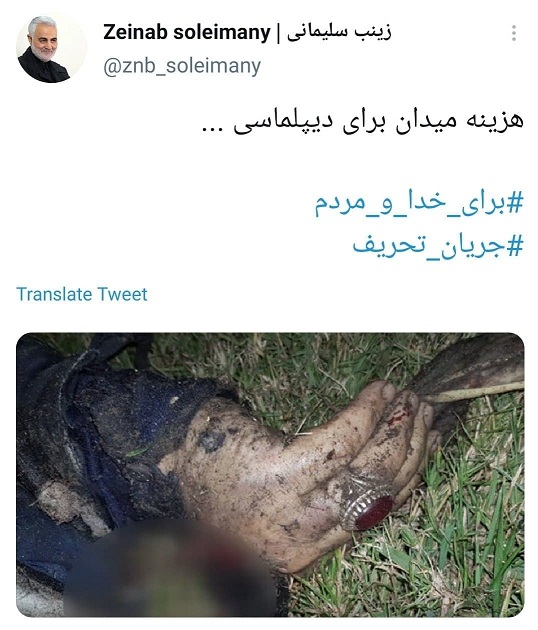 واکنش زینب سلیمانی به فایل صوتی ظریف واکنش زینب سلیمانی به فایل صوتی ظریف