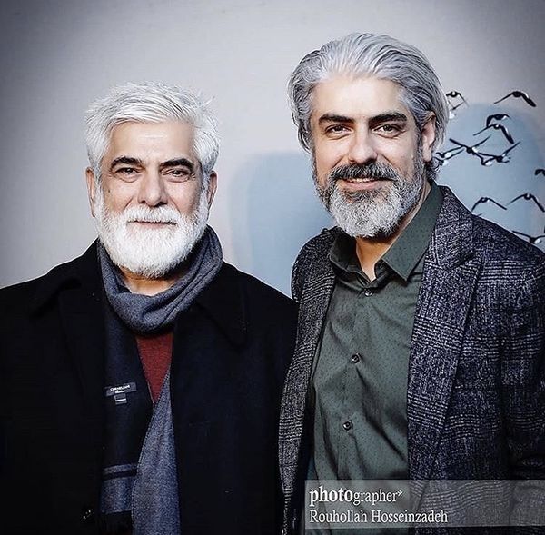 مهدی پاکدل در کنار برادر مهدی پاکدل در کنار برادر