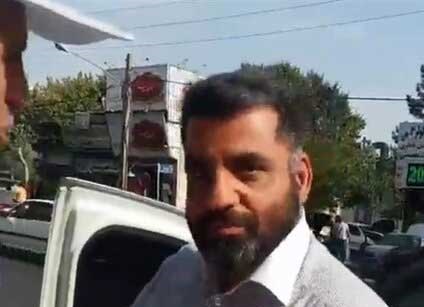 درگیری یک قاضی با سرباز راهور 