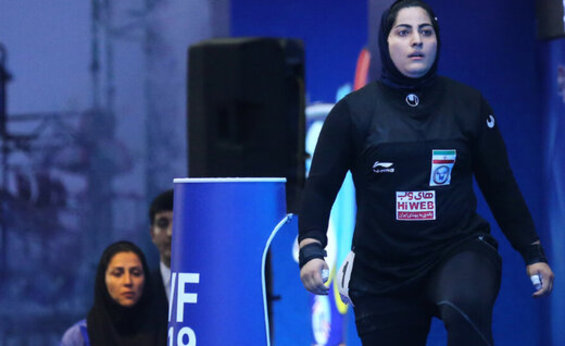 وزنه بردار زن ایرانی سهمیه المپیک گرفت