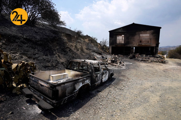 گسترده‌ترین آتش‌سوزی در تاریخ قبرس