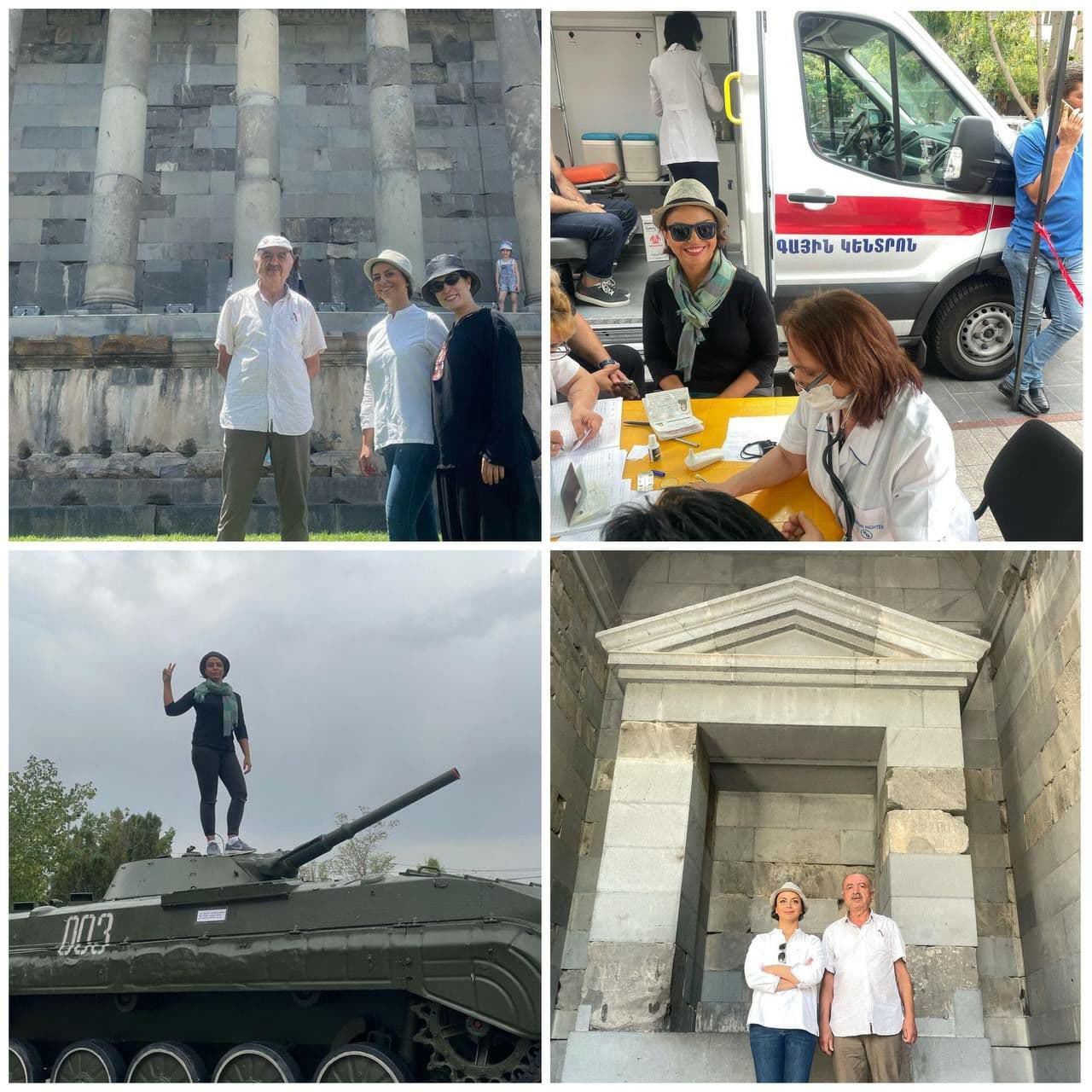 سفر دو بازیگر زن ایرانی برای تزریق واکسن کرونا به ارمنستان +عکس