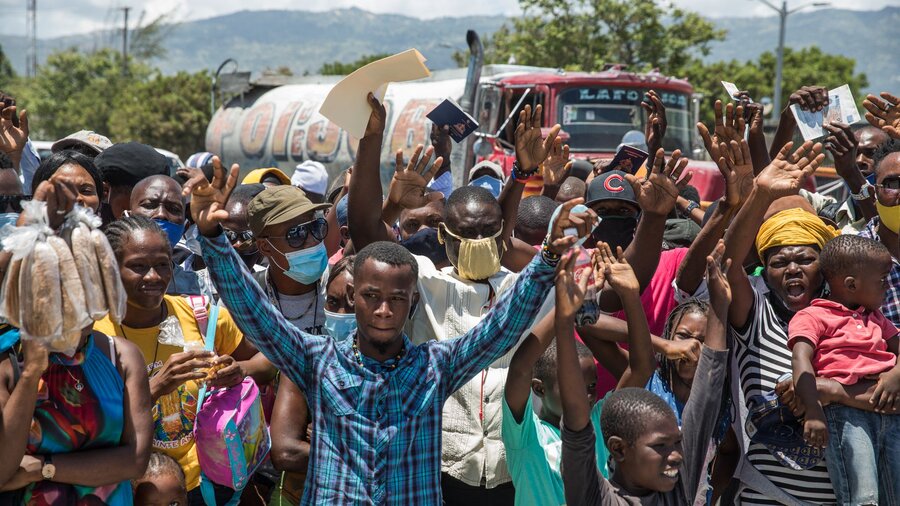 هائیتی از آمریکا درخواست کمک کرد