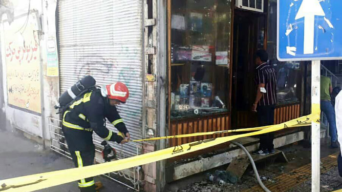 آتش سوزی در پلاسکو آتش سوزی در پلاسکو