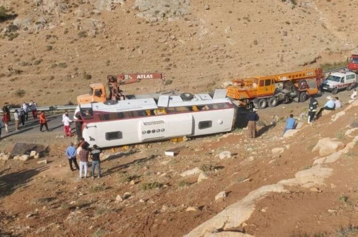  نتیجه کارشناسی حادثه اتوبوس خبرنگاران