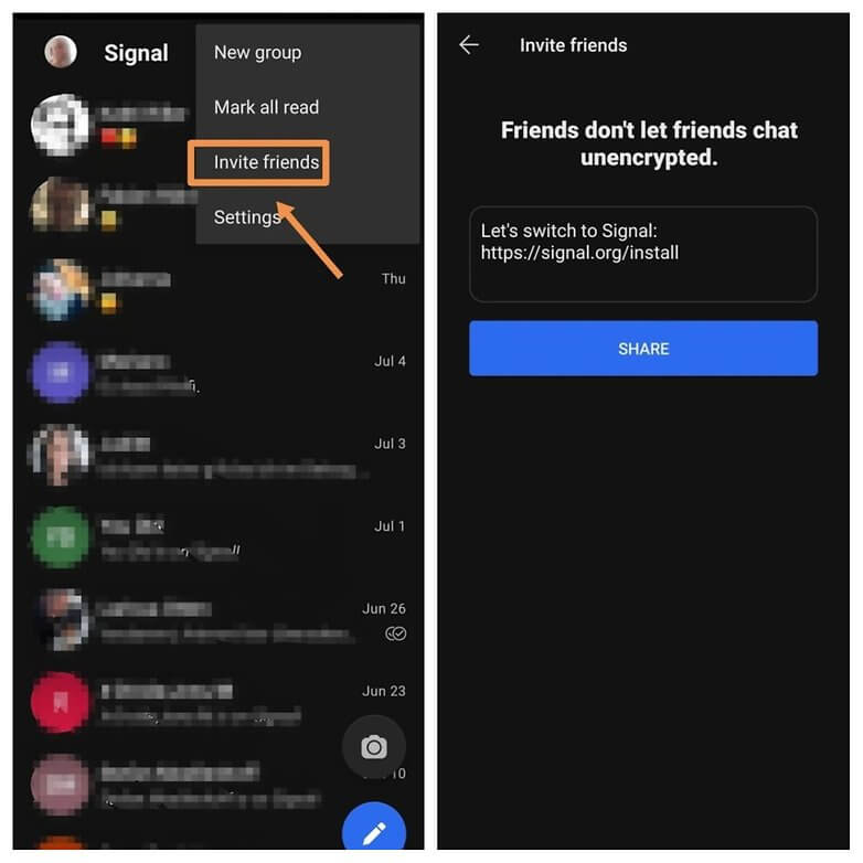 آموزش انتقال از واتساپ به پیام‌رسان سیگنال!
