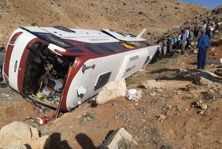 حادثه اتوبوس خبرنگاران